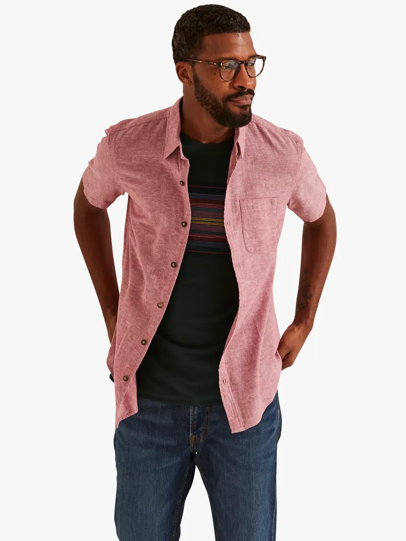 FATFACE Bugle Linen Blend Shirt endource