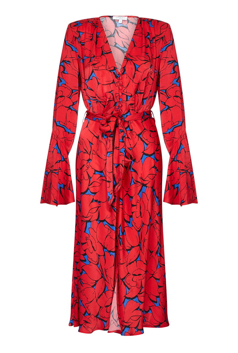 ghost annabelle dress blue Ghost - Clara Paget in Annabelle | Pale Blue