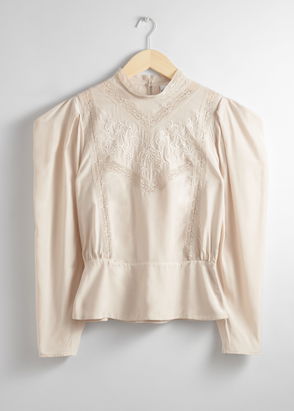 FatFace Ellen Embroidered Blouse