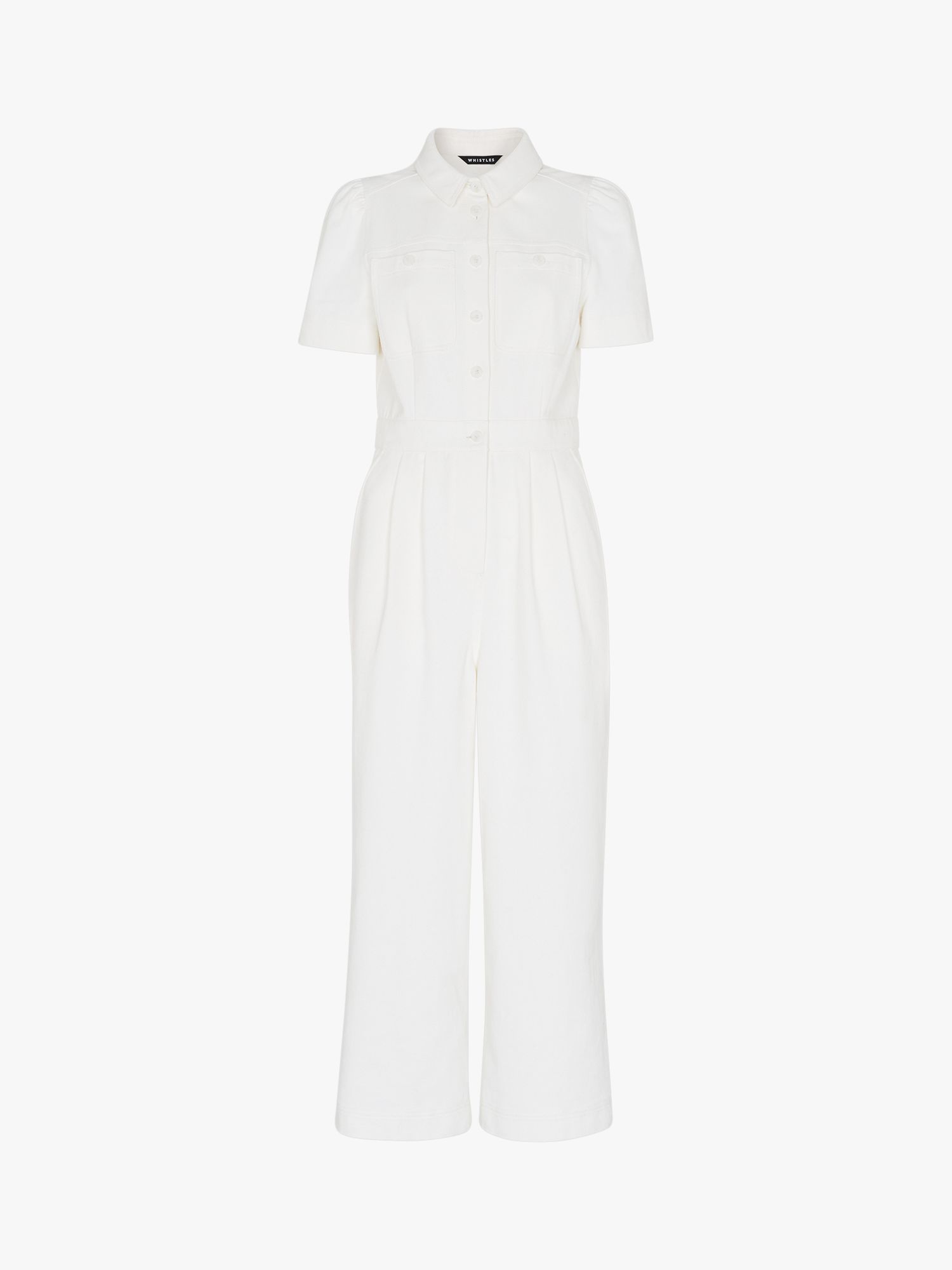 WHISTLES Emma Pocket Jumpsuit in Ivory Endource