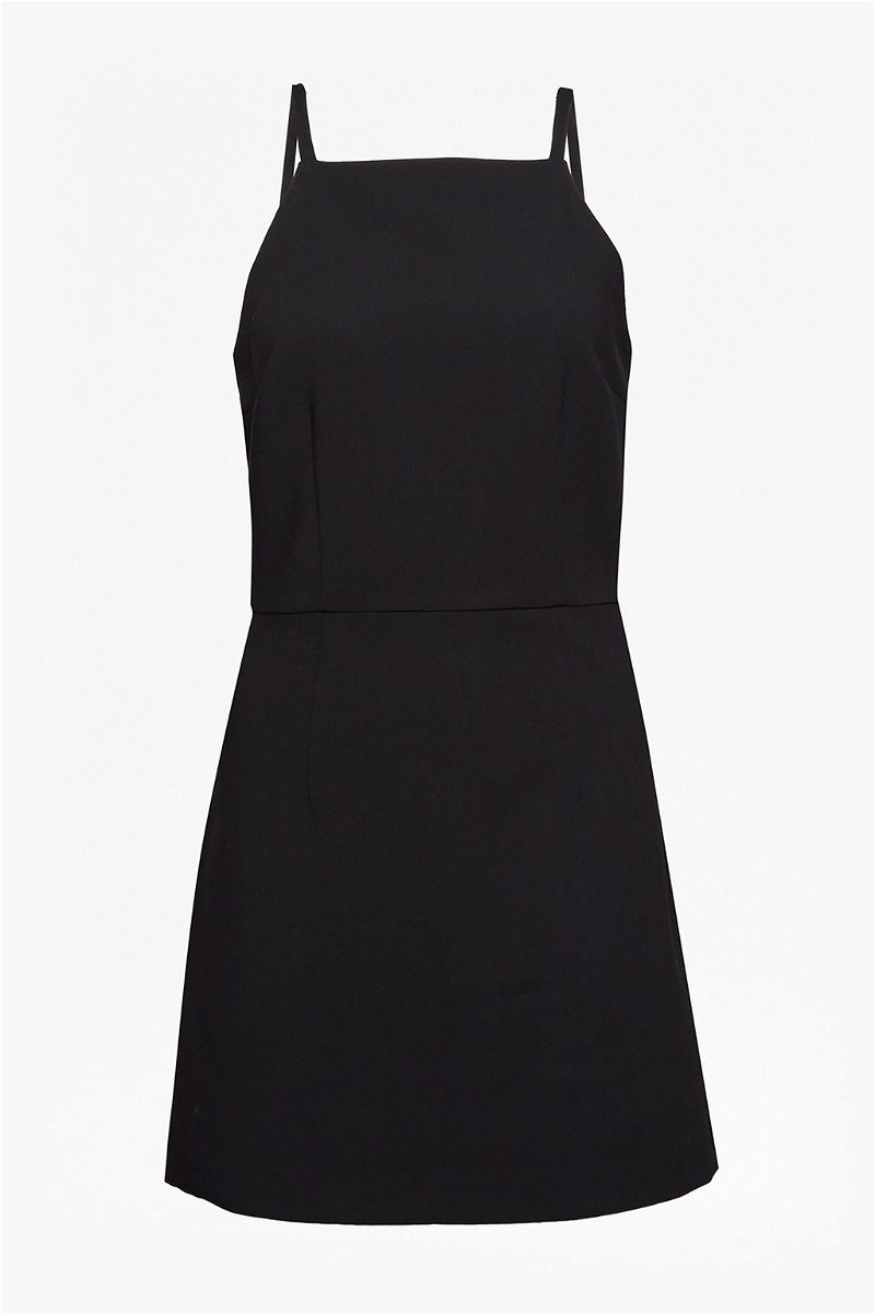 French Connection Ruth Whisper Square Neck Sleeveless Mini Dress