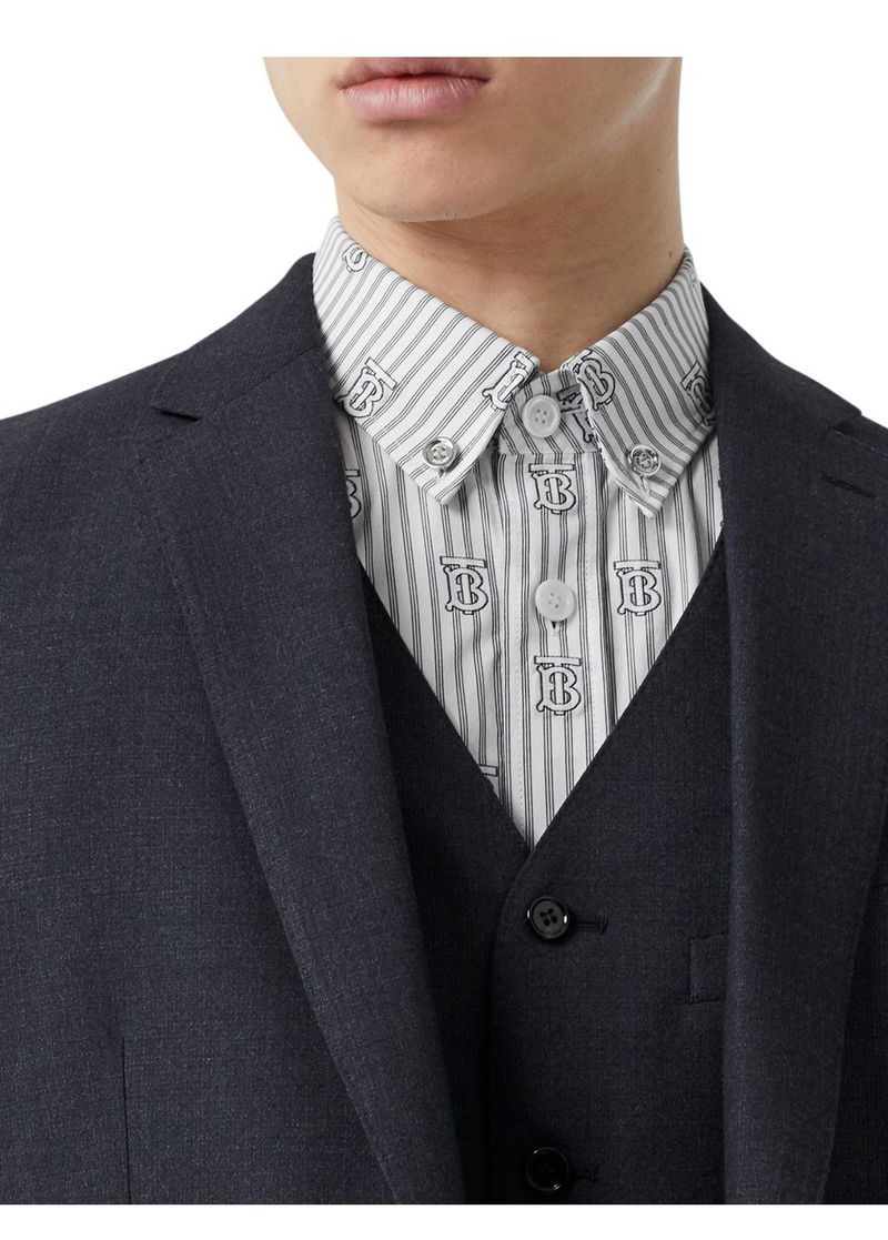 BURBERRY Classic Fit Wool Three-Piece Suit endource