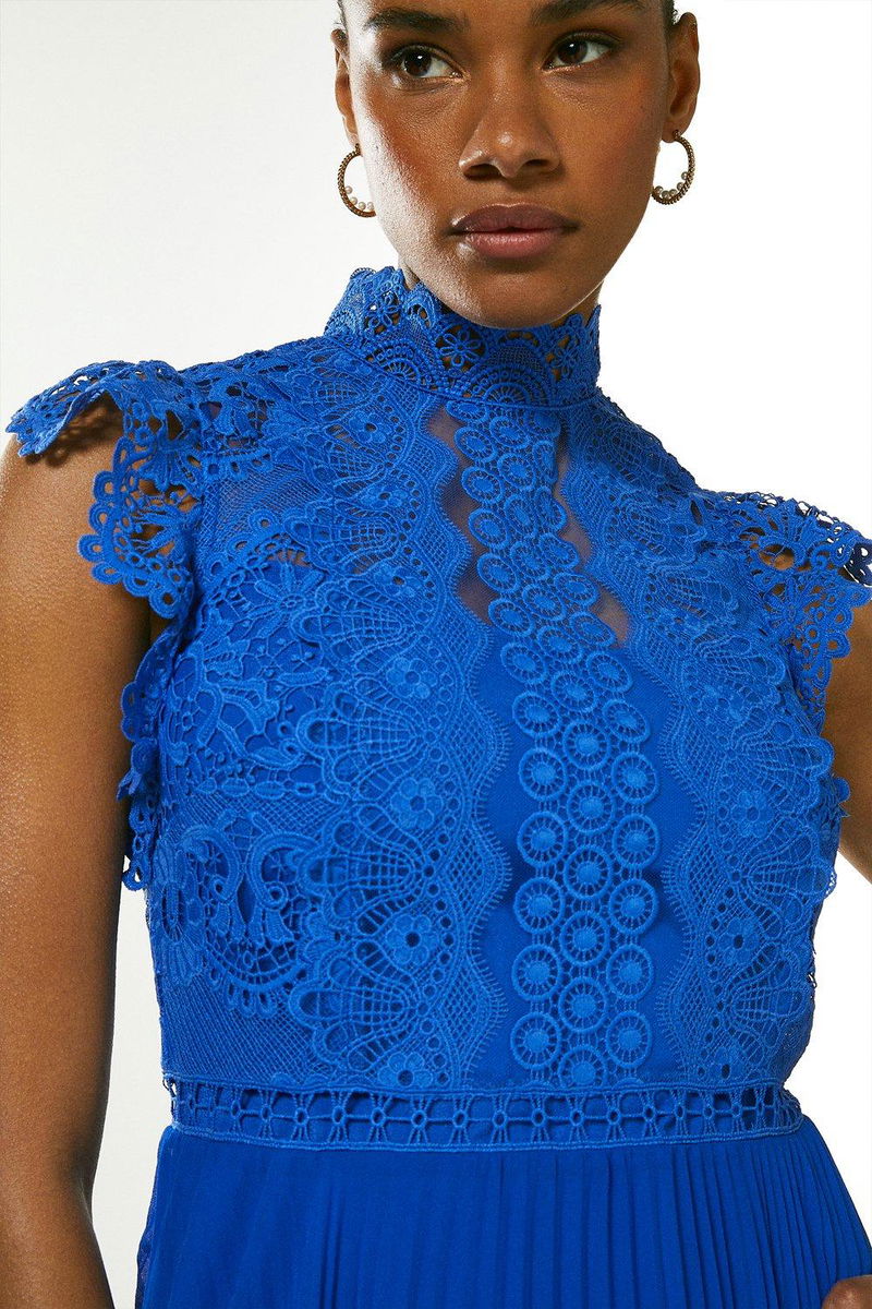 karen millen lace applique dress Karen Millen Floral Applique Lace Maxi Dress