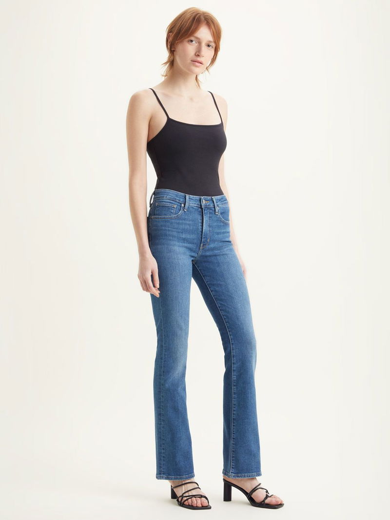 LEVI'S 725 High Rise Boot Cut Jeans in Blow Your Mind