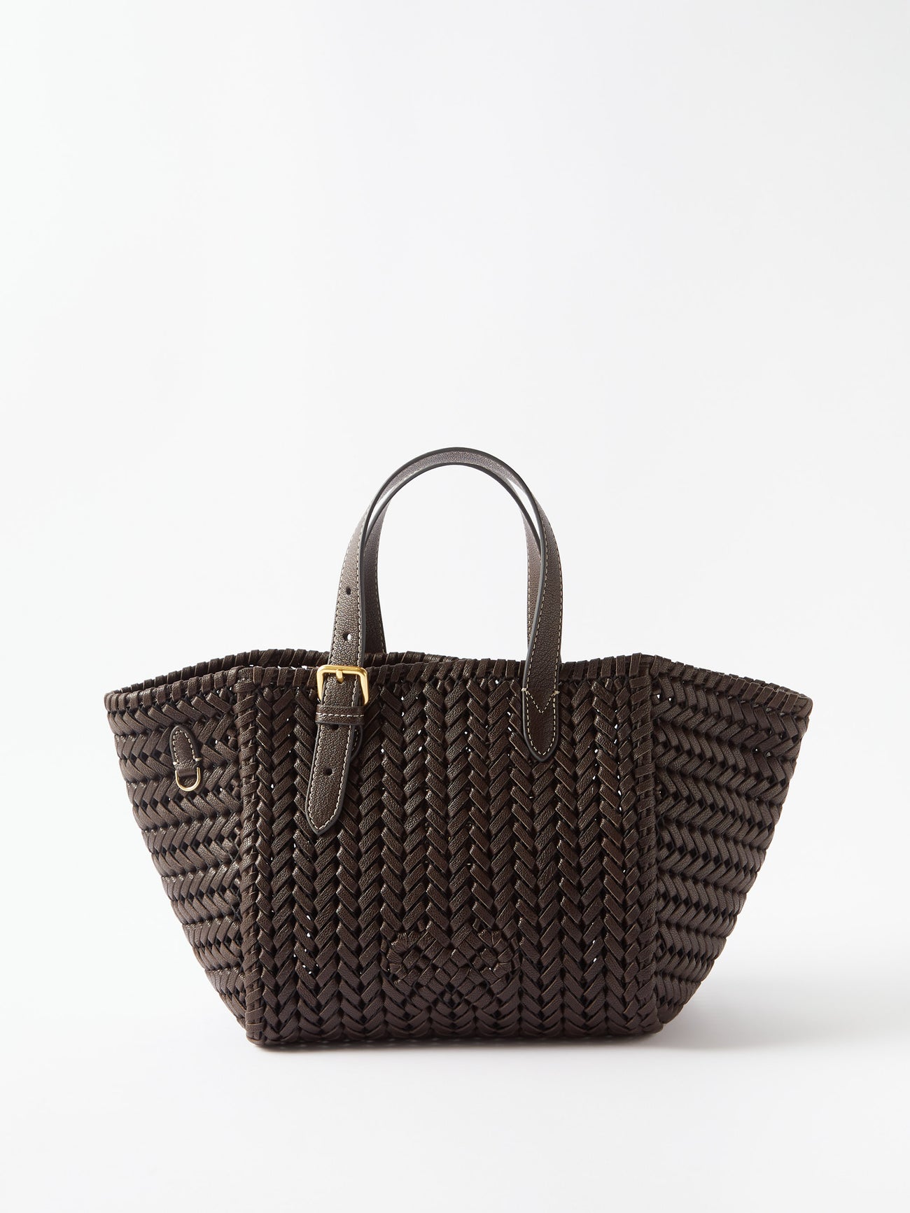 ANYA HINDMARCH Neeson Small Braided-Leather Tote Bag | endource