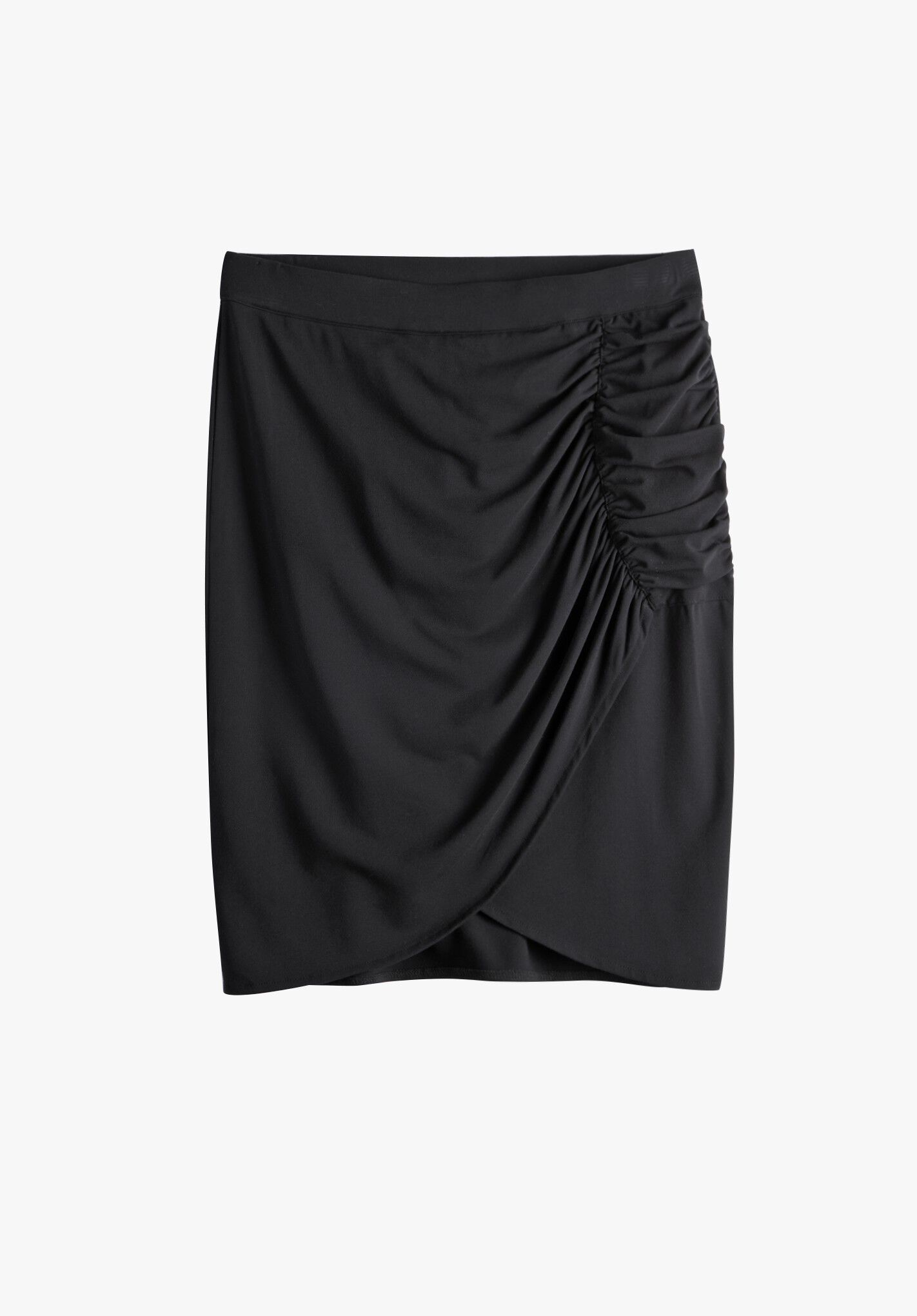 HUSH Cecelia Ruched Mini Skirt endource