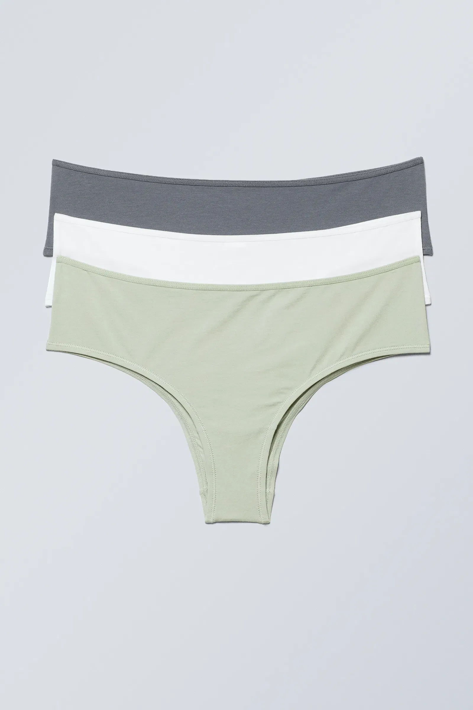 3-Pack Lykke Cotton Hipster Briefs