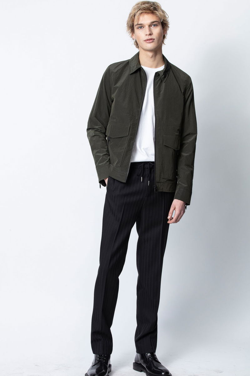 ZADIG & VOLTAIRE Bobby Jacket in Khaki | Endource