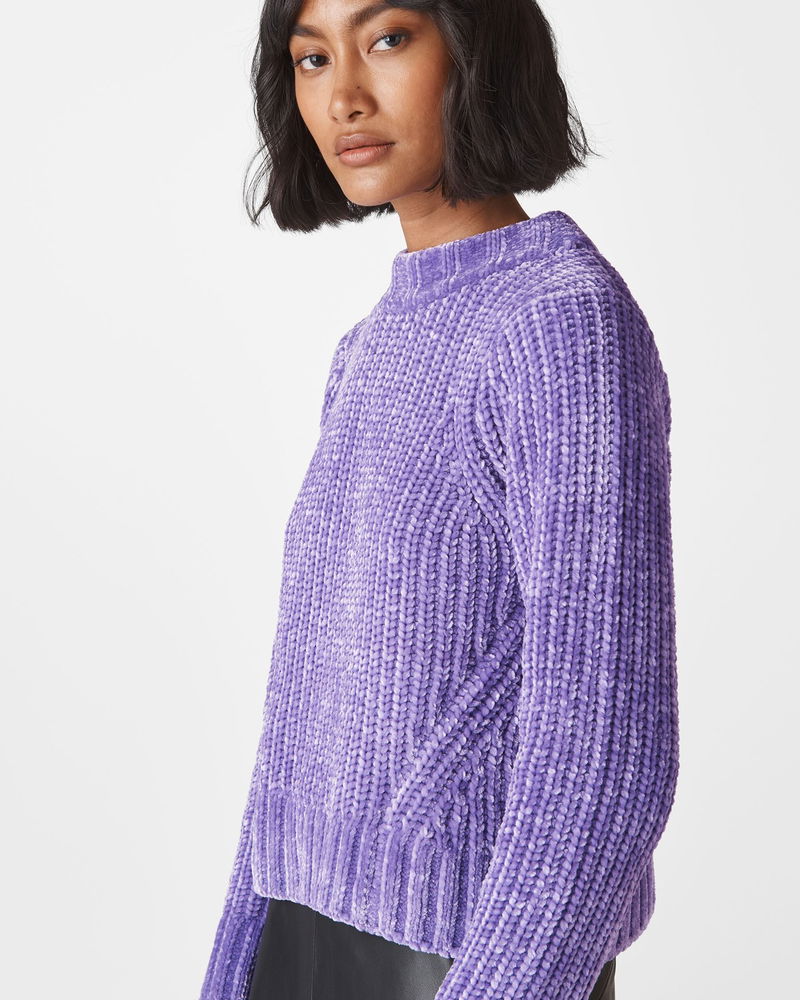 VINCE. Cotton-blend chenille sweater