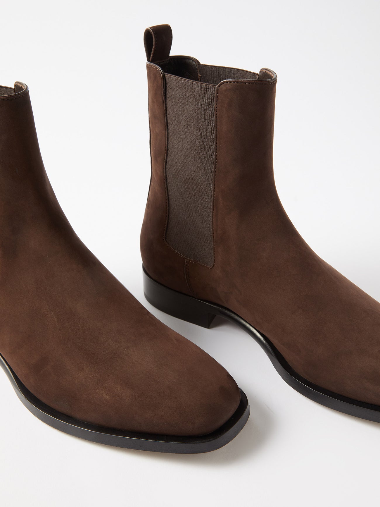 THE ROW Grunge Suede Chelsea Boots | endource