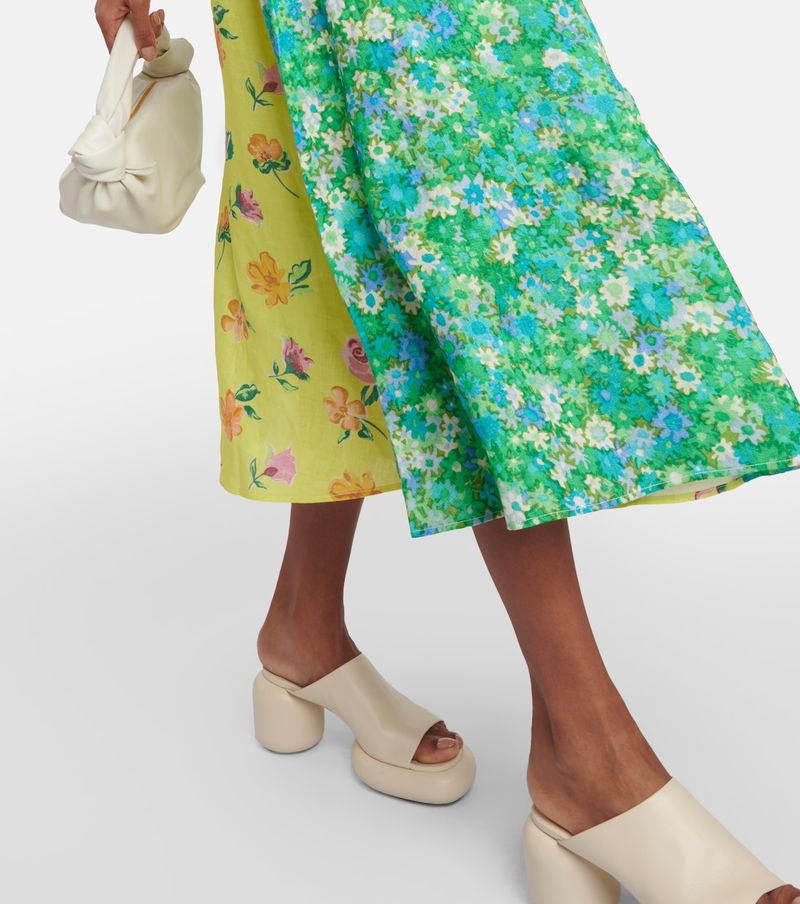 alemais kenzie patchwork midi dress Alemais Kenzie Patchwork Midi Dress In Multi - 30% Off