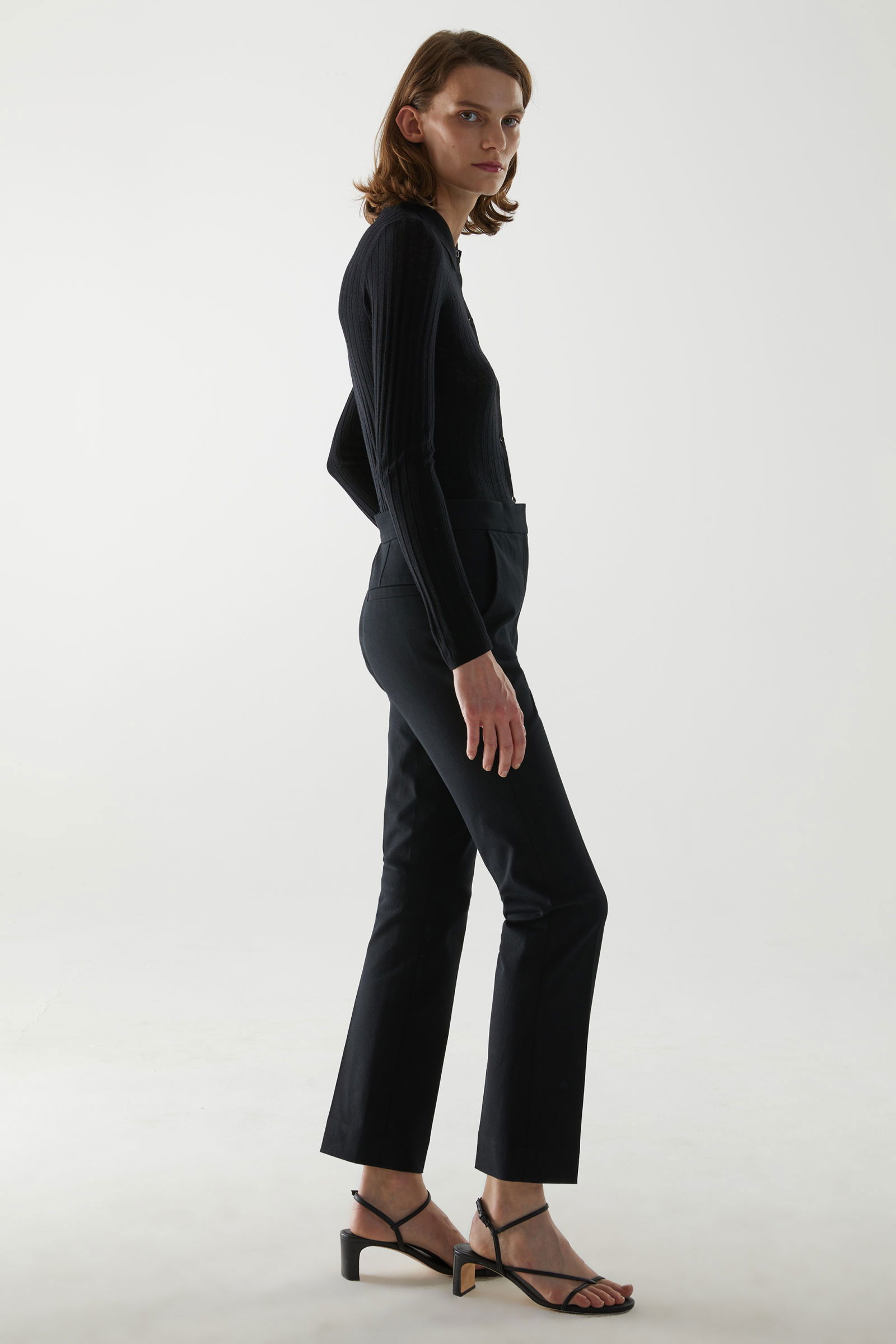 cos cigarette trousers COS Organic Cotton Cigarette Trousers