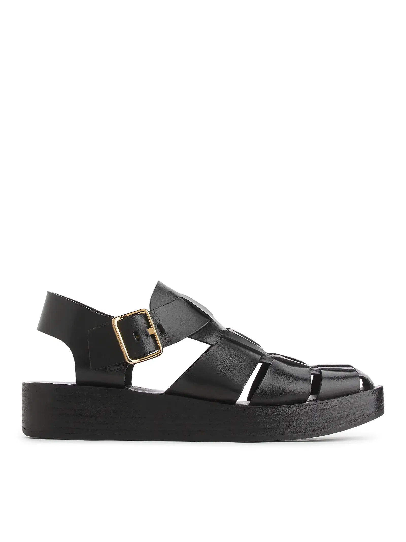 ARKET Cage Leather Sandals | Endource