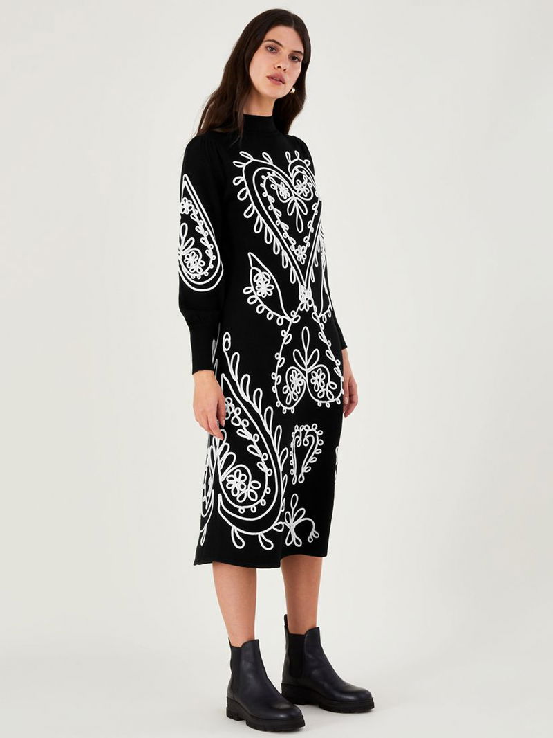 Monsoon Heart Embroidered Midi Jumper Dress | endource Monsoon Heart Embroidered Midi Jumper Dress | endource