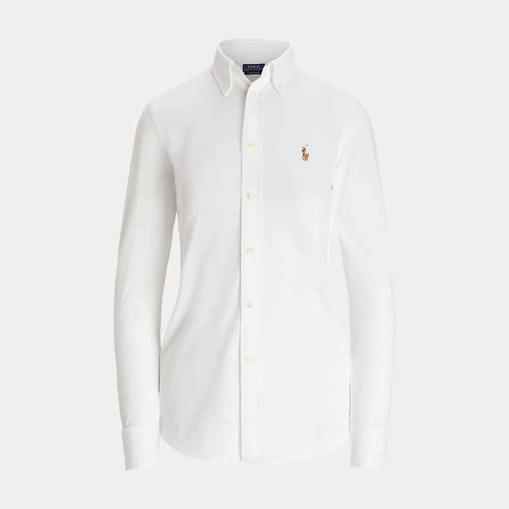 John Lewis Slim Fit Cotton Oxford Button Down Shirt, White at John