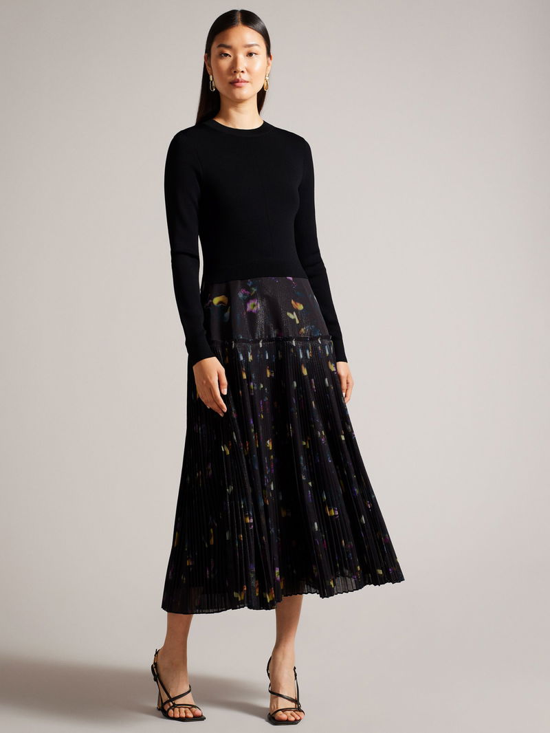 ted baker miriom pleated midi dress Ted Baker Miriom Pleated Midi Dress Free Shipping
