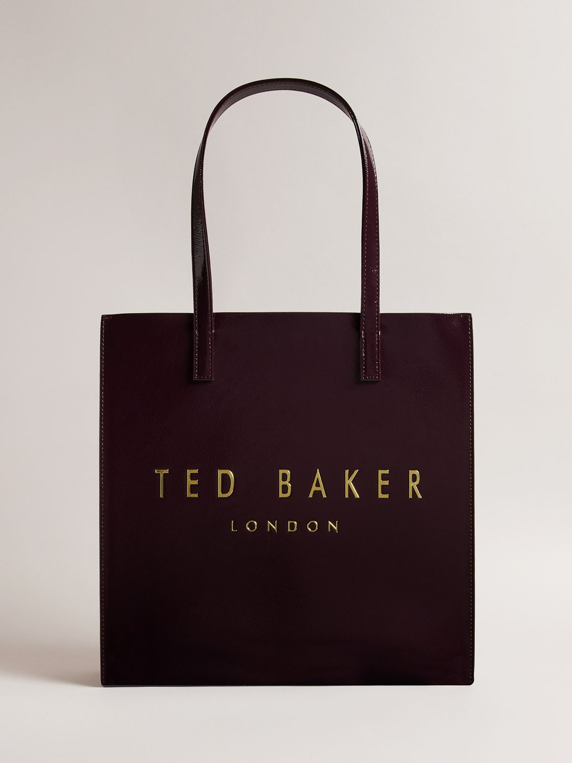 TED BAKER Crinkon Large Crinkle Texture Icon Tote Bag endource