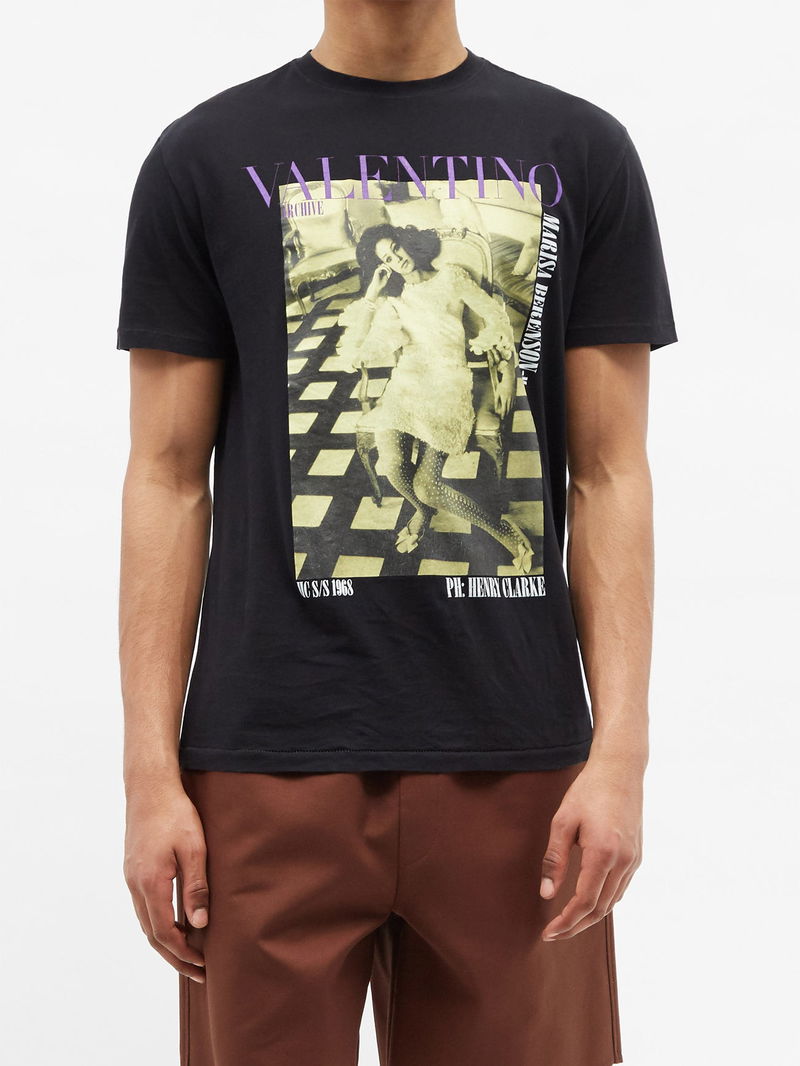 Valentino Marisa Berenson-Print T-Shirt | endource
