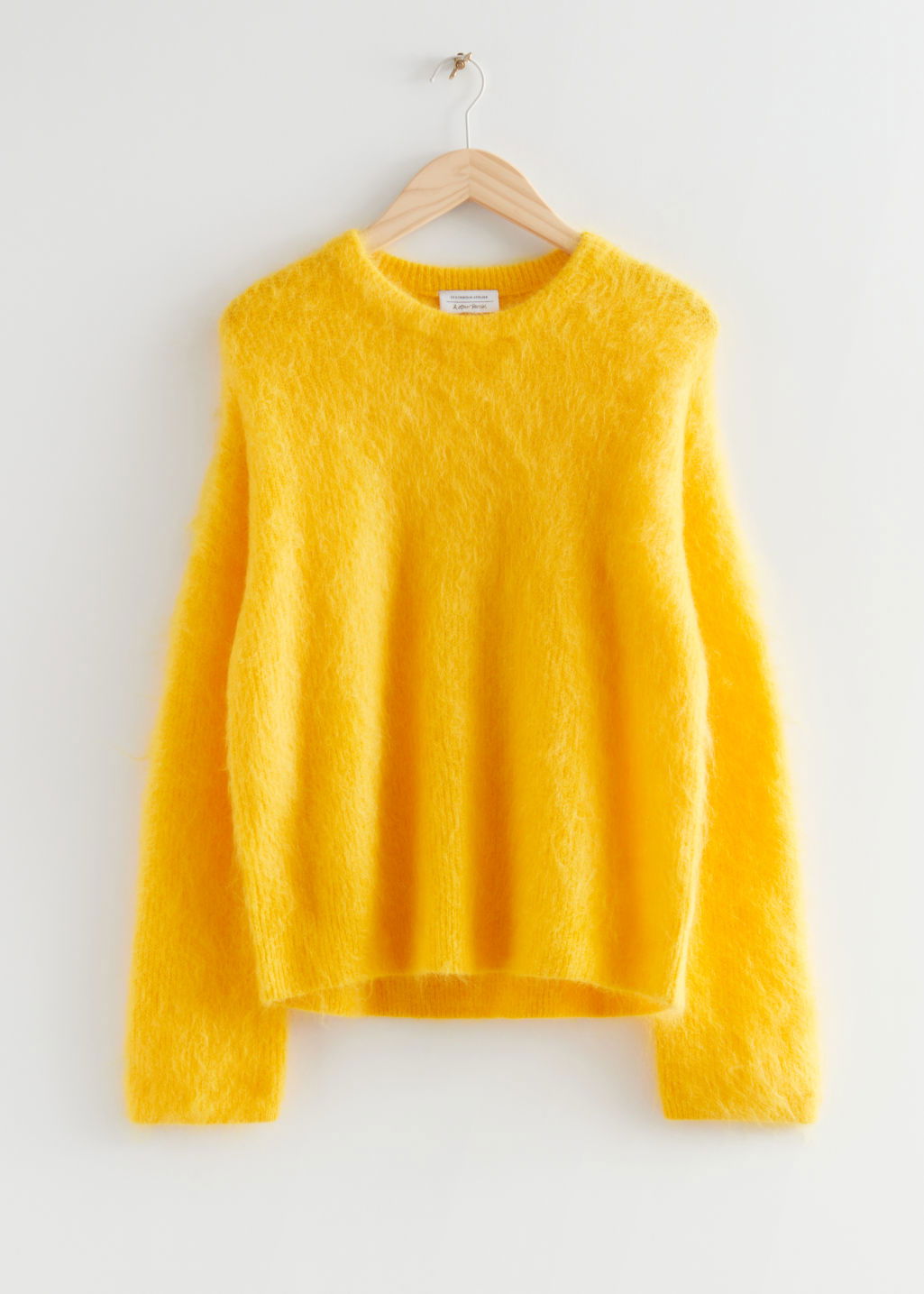 Glitter knit jumper Yellow / Orange