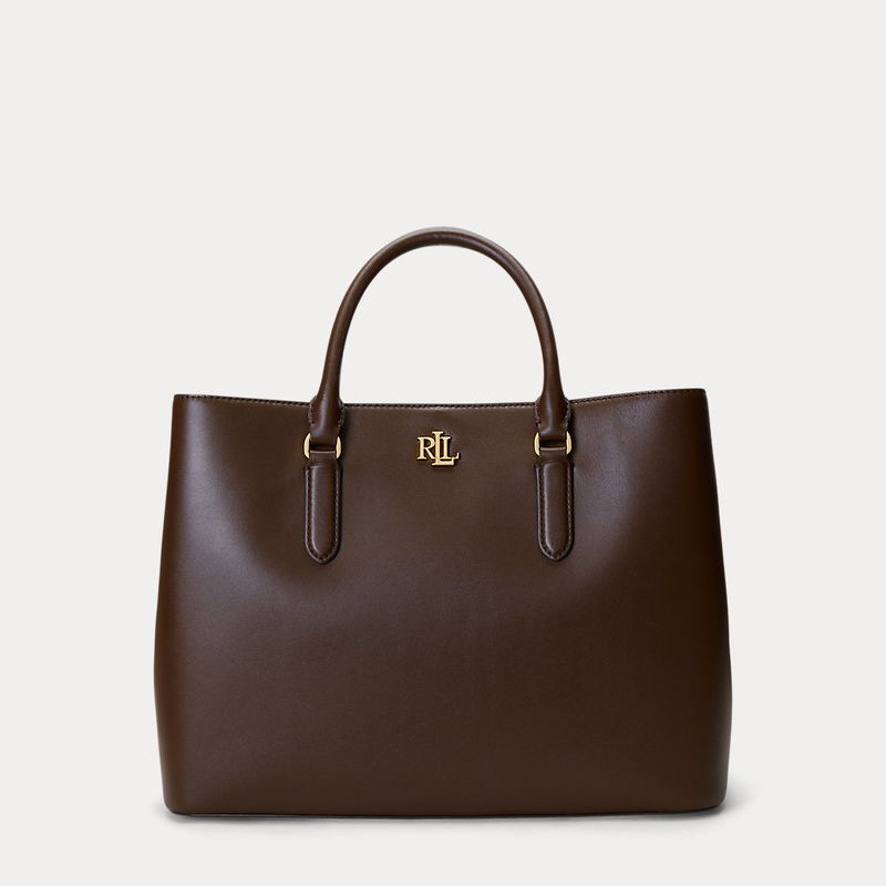 Lauren by Ralph Lauren Marcy Leather Bag in Brown