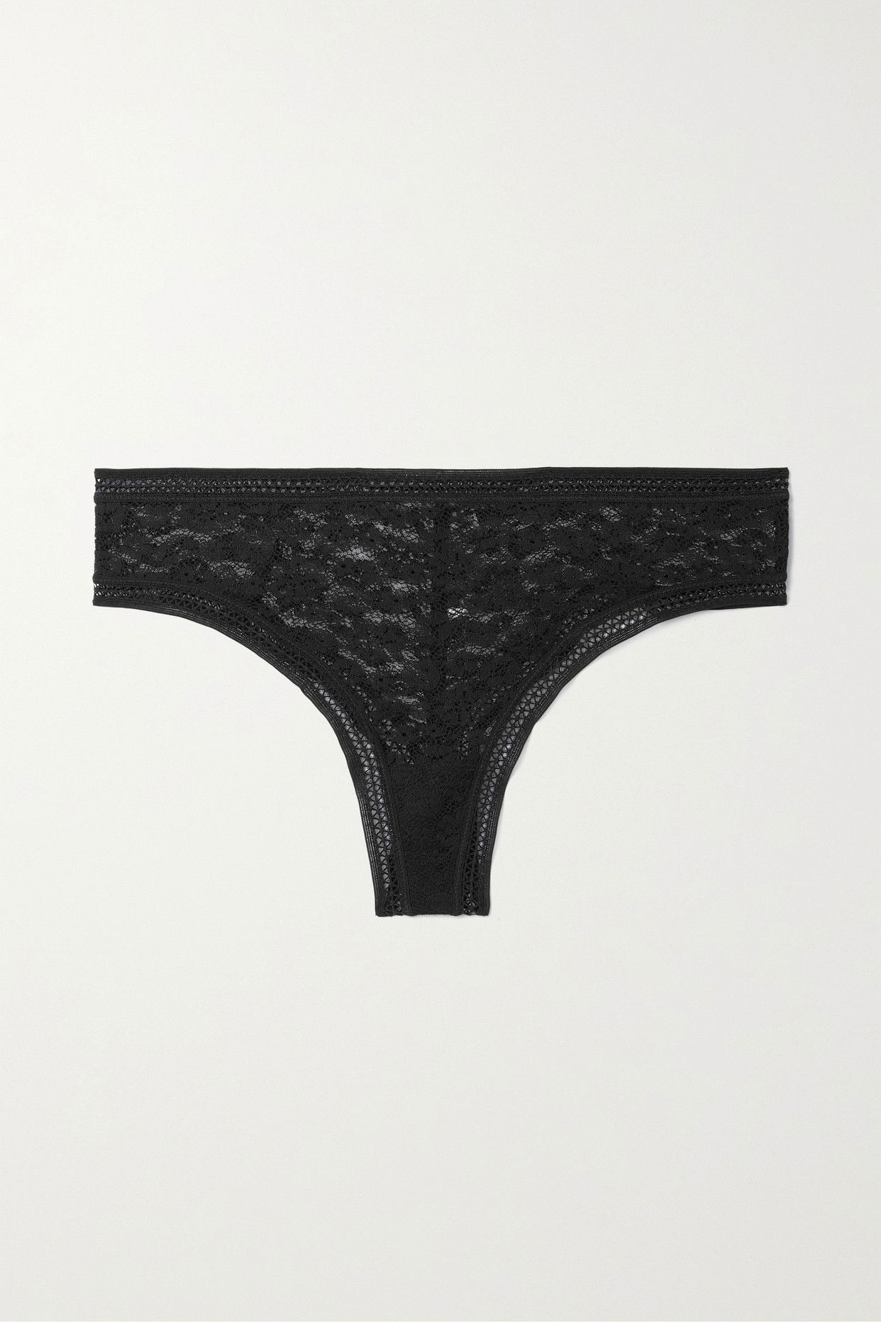 Reiss Calvin Klein Underwear Satin Lace Thong - REISS