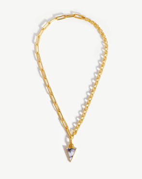 Missoma 18ct Gold-Plated Vermeil Silver Flat Snake Chain Necklace