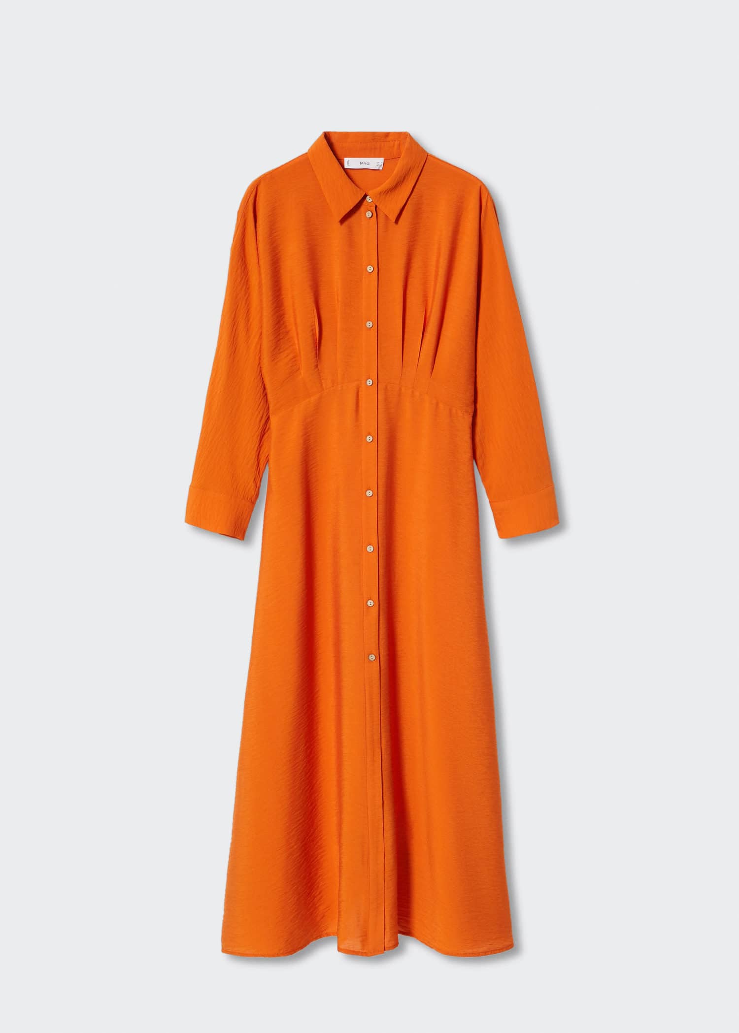MANGO Flowy Shirt Dress | endource