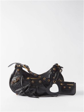Saint Laurent '80s Vanity Case Matelassé Leather Shoulder Bag