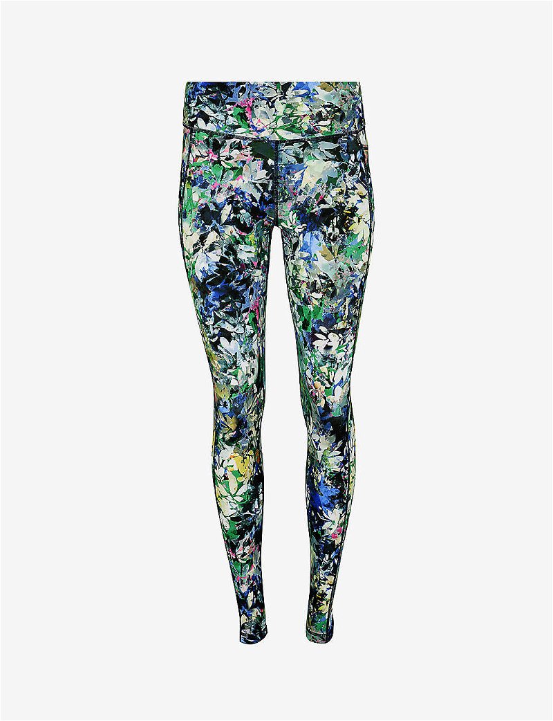 Super Sculpt Floral-Print High-Rise Stretch-Recycled Polyester Leggings