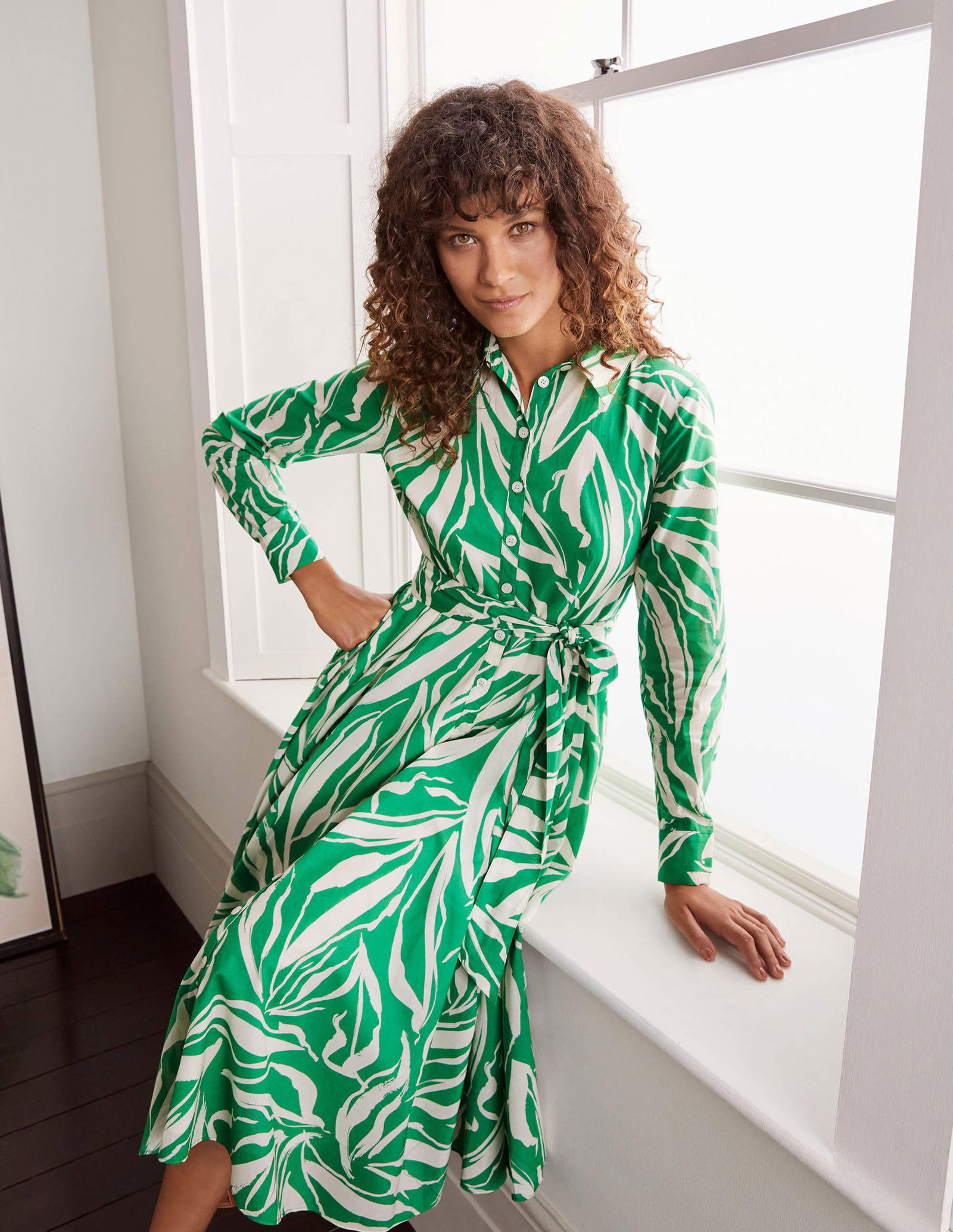 boden kitty midi shirt dress BODEN Kitty Midi Shirt Dress