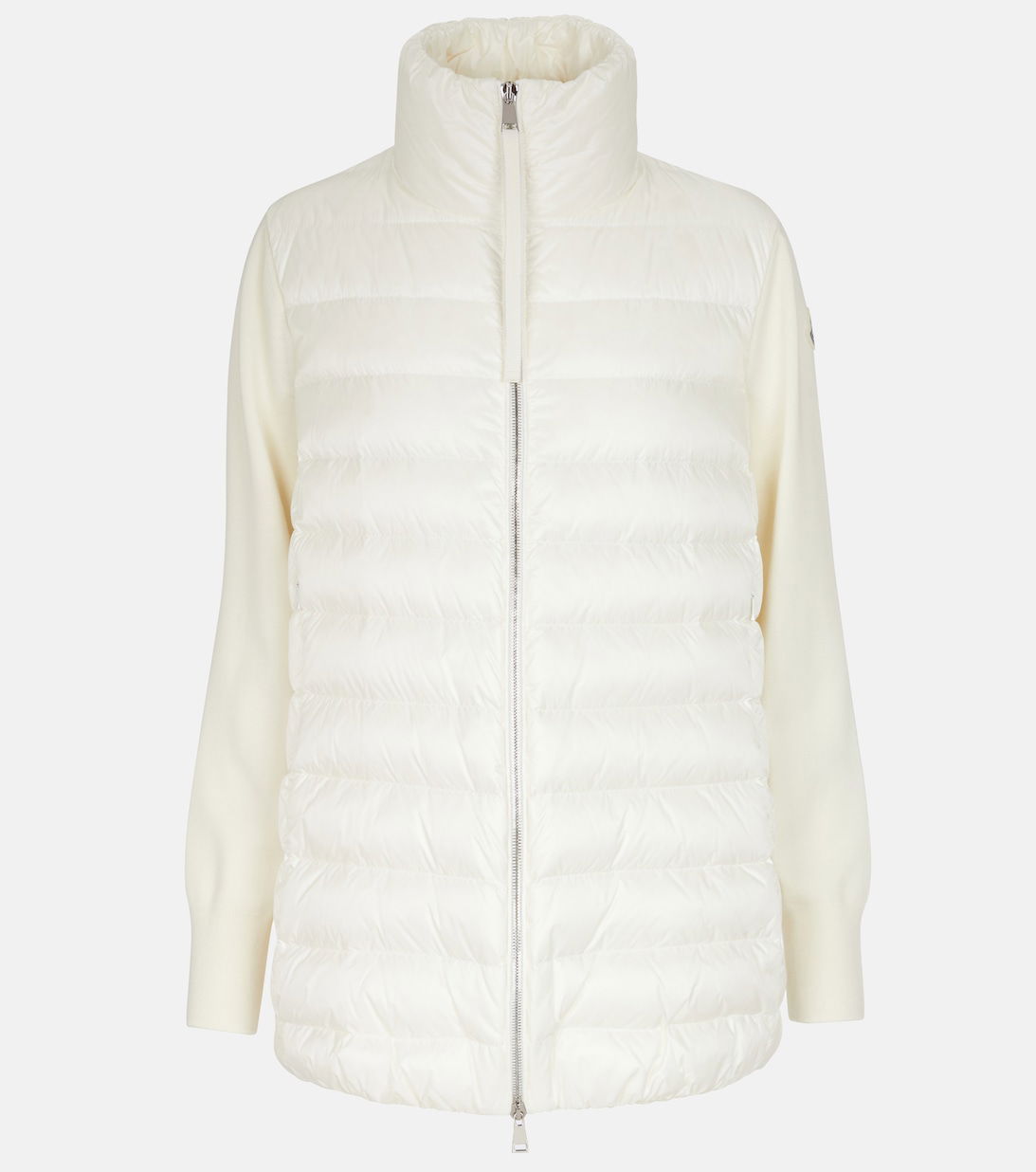 MONCLER Wool And Down Jacket in White | Endource