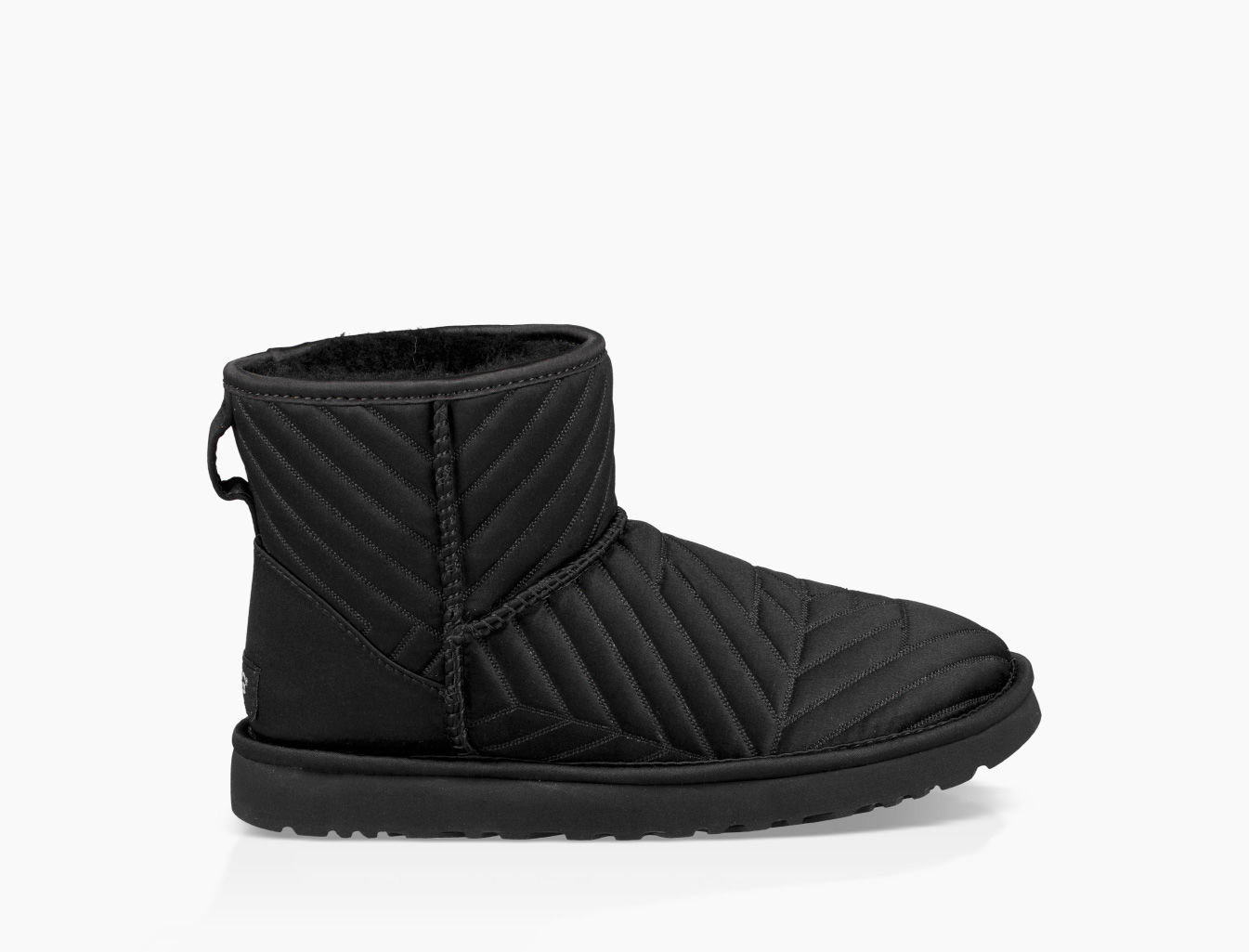 ugg classic mini quilted satin boot