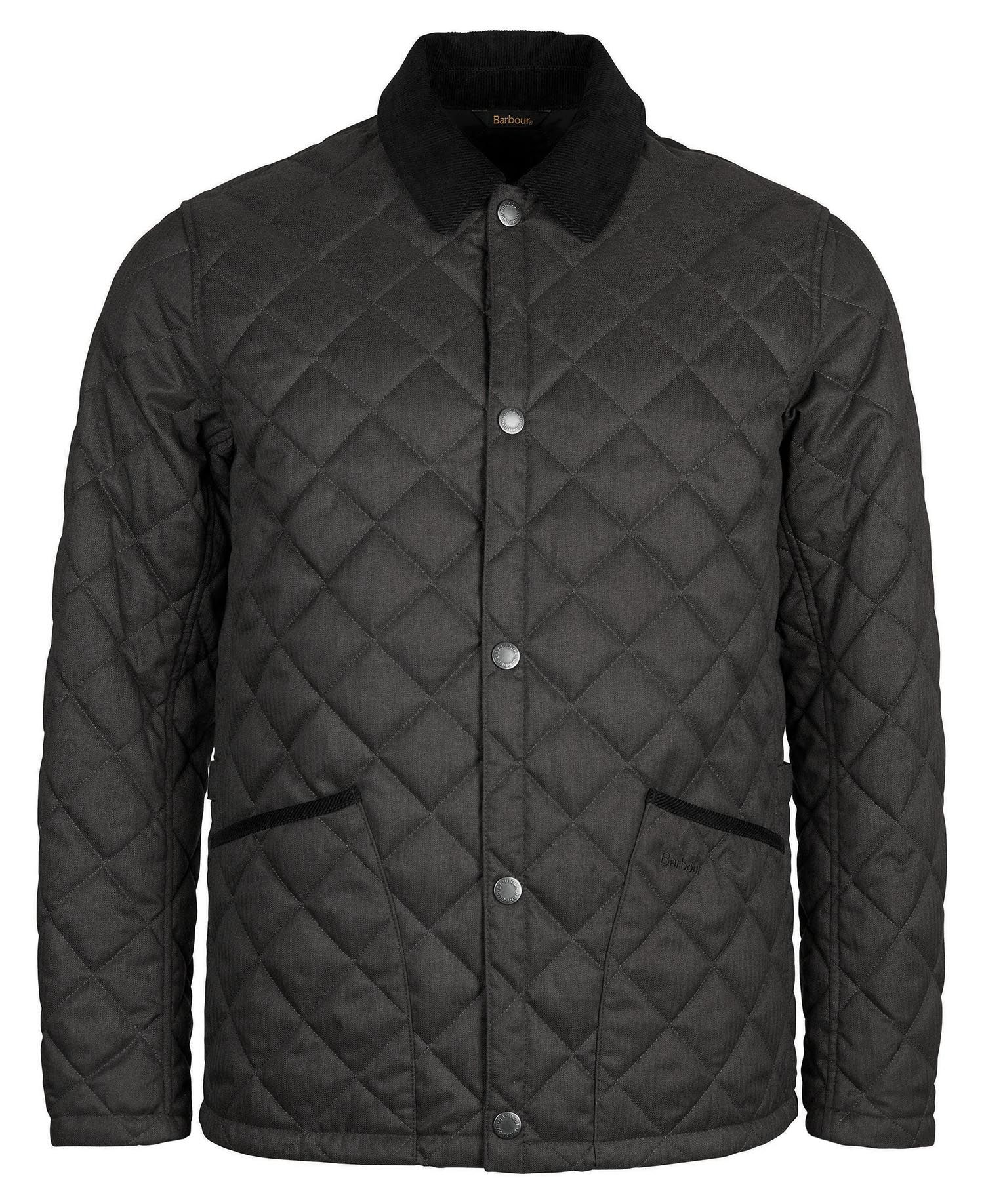 BARBOUR Yordel Quilted Jacket in Charcoal Endource