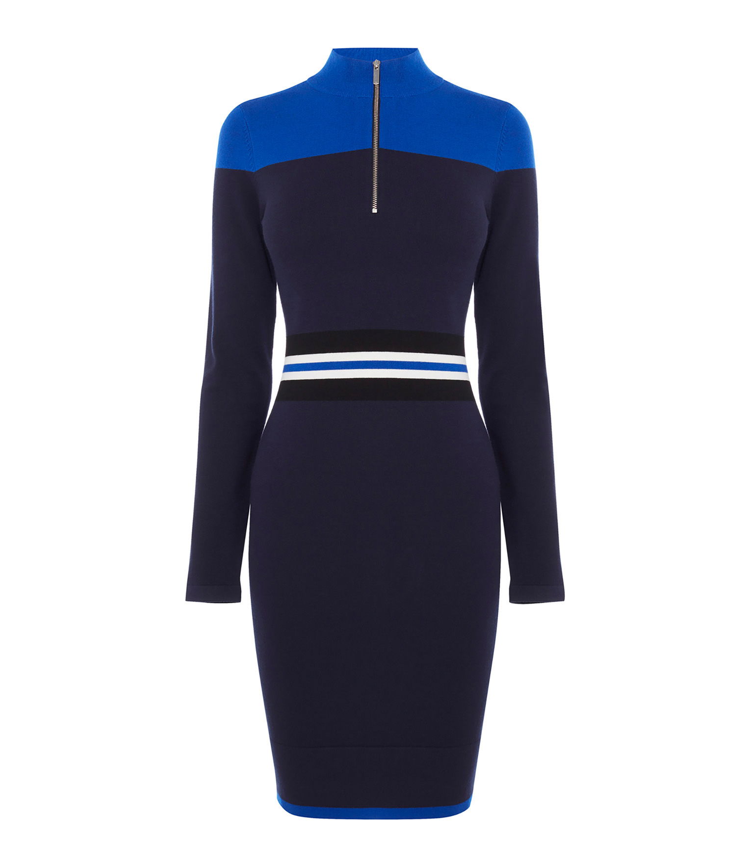 KAREN MILLEN Sporty Stripe Knit Dress | endource KAREN MILLEN Sporty Stripe Knit Dress | endource