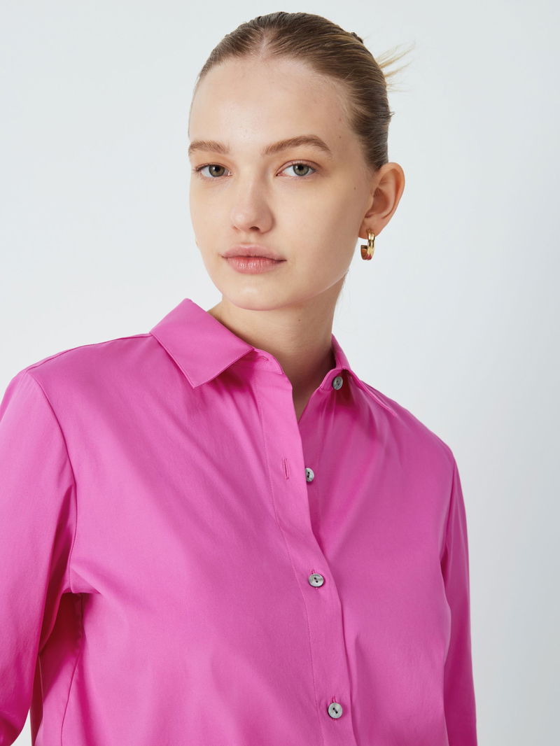 THEORY Luxe Plain Long Sleeve Shirt | endource
