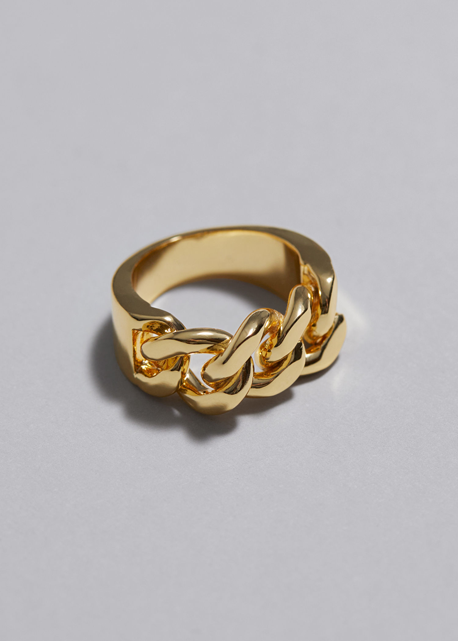 & OTHER STORIES Chunky Chain Ring in Gold | Endource