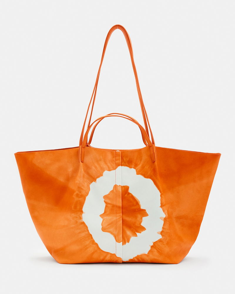 ALLSAINTS Hannah Tie Dye Leather Tote Bag endource