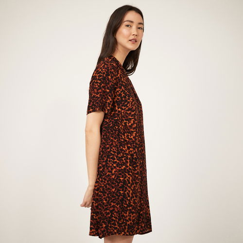 WAREHOUSE Tortoiseshell Shirt Dress | endource