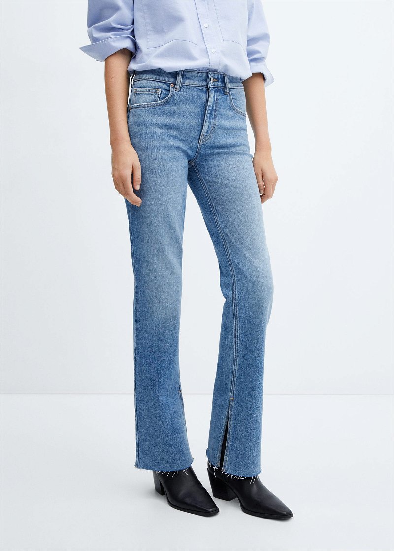 Luxury High Waisted Flared Jeans
