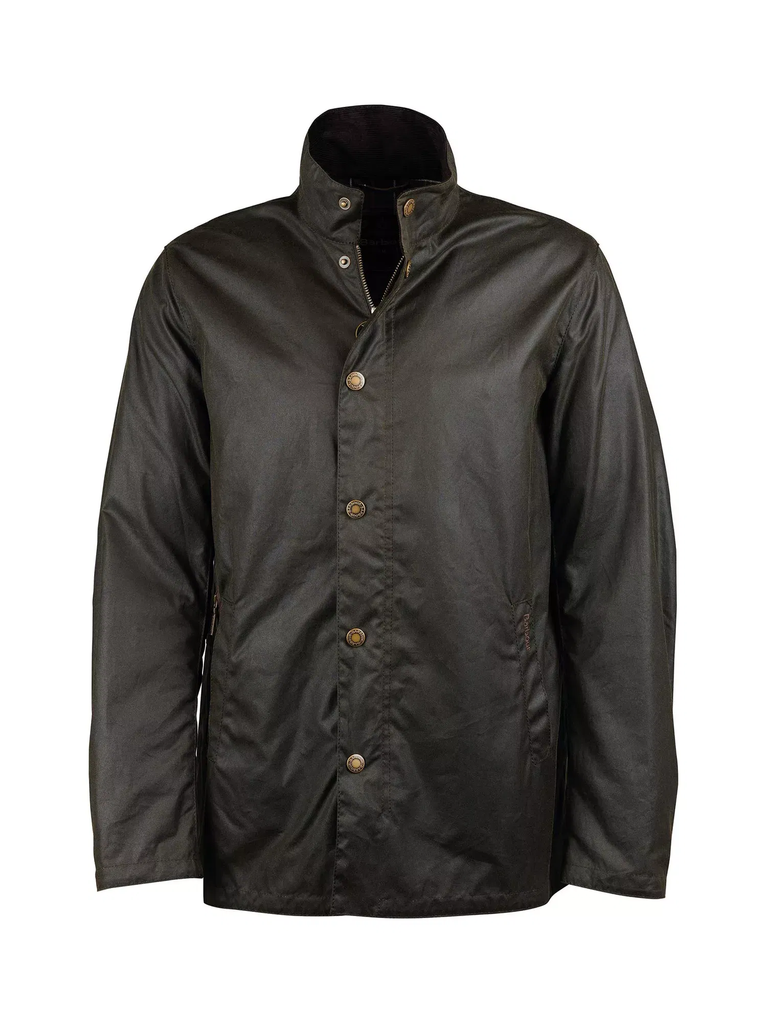 BARBOUR Evelar Waxed Jacket in Olive Endource