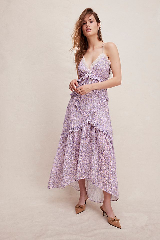 strapless open back dress For Love & Lemons Rosalyn Dress
