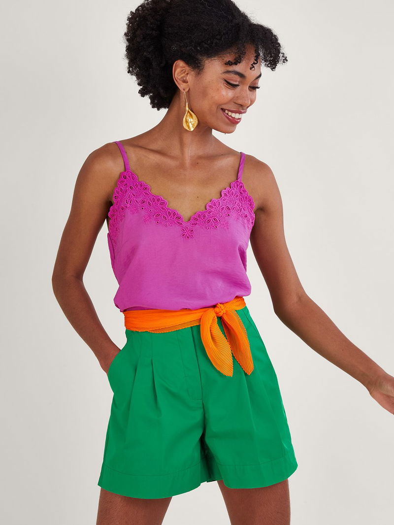 Monsoon Cutwork Embroidery Cami Top