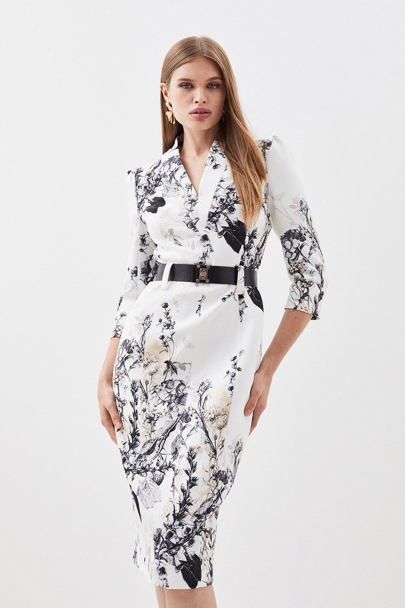 rails black midi dress RIALTO DRESS