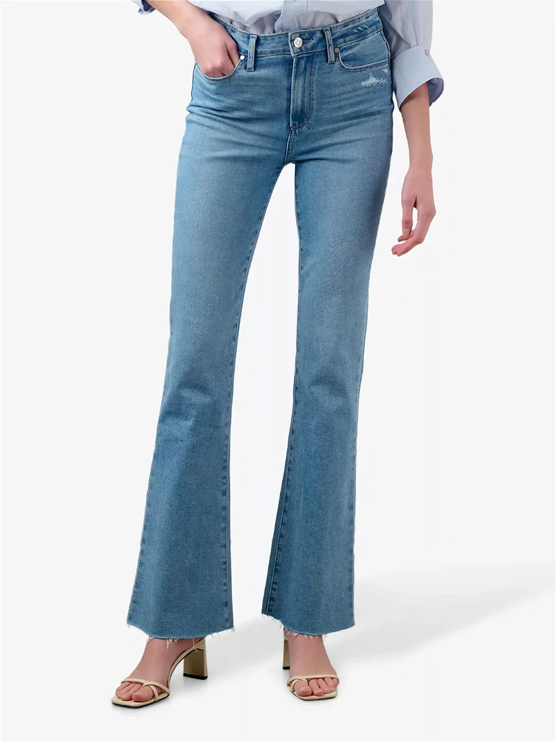PAIGE Laurel Canyon mid-rise bootcut jeans