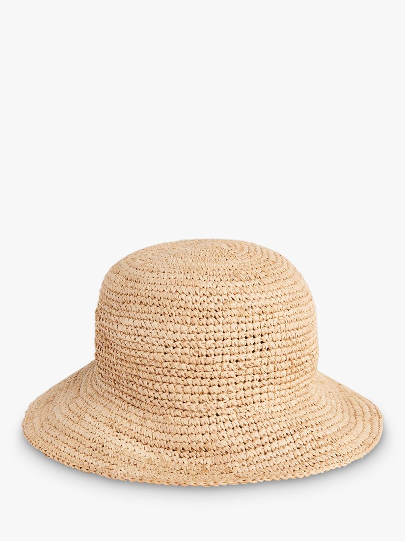 WHISTLES Straw Bucket Hat in Neutral Endource