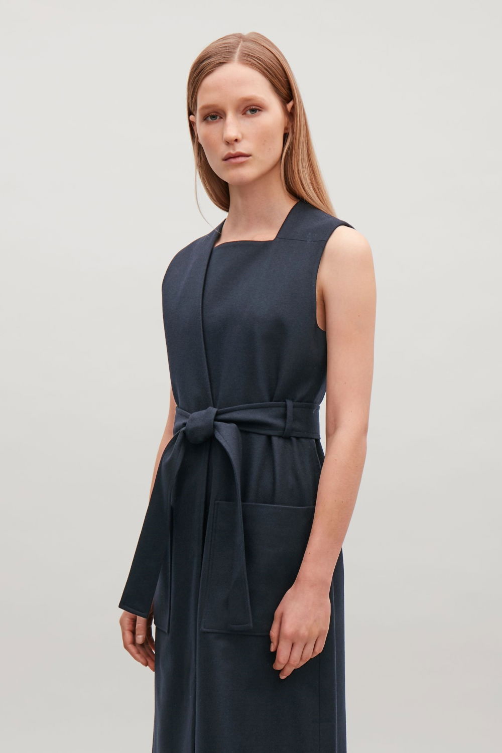 60% off COS Sleeveless Wrap Dress