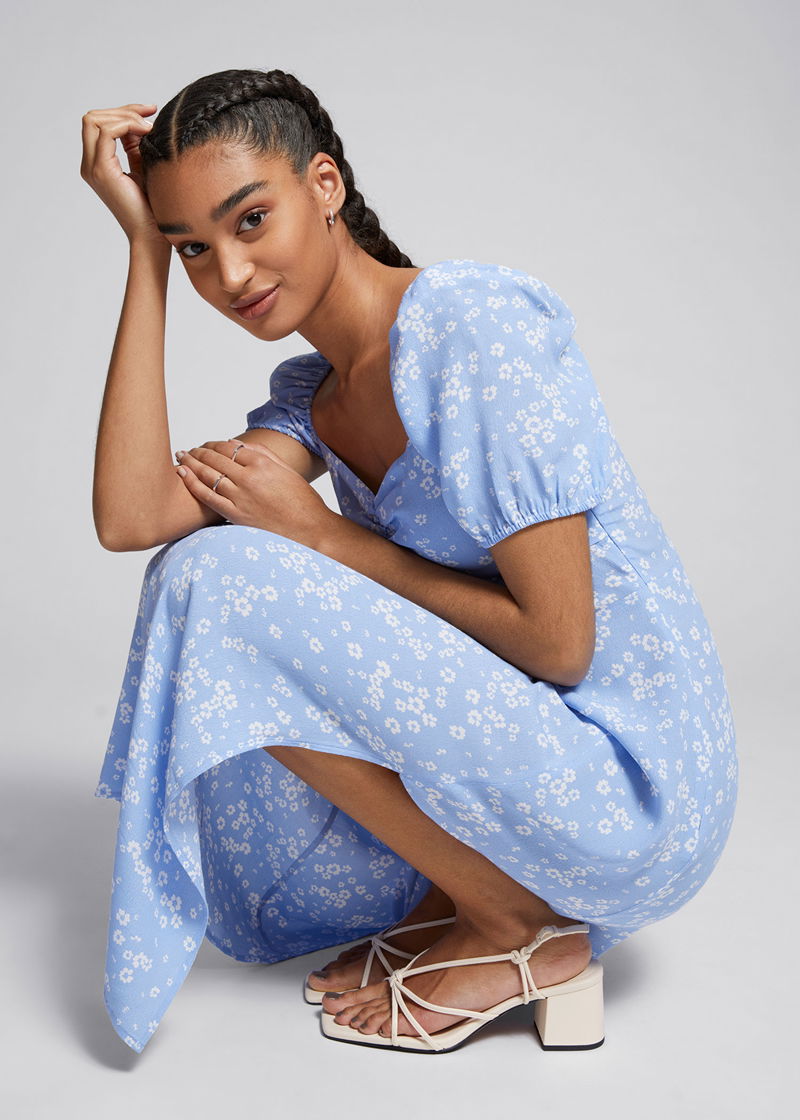 & OTHER STORIES Flowy Puff Sleeve Midi Dress | endource & OTHER STORIES Flowy Puff Sleeve Midi Dress | endource