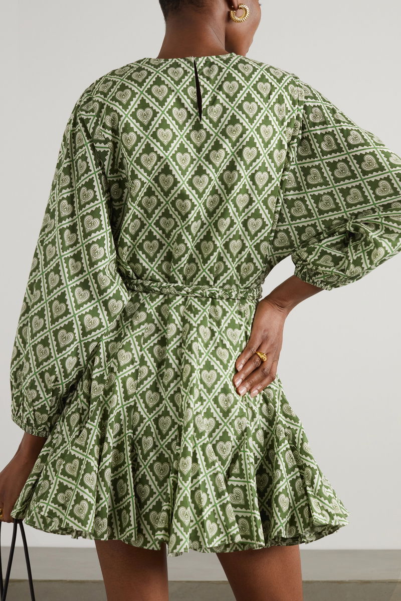 slim fit dress slacks Ella Dress - Batik Grid
