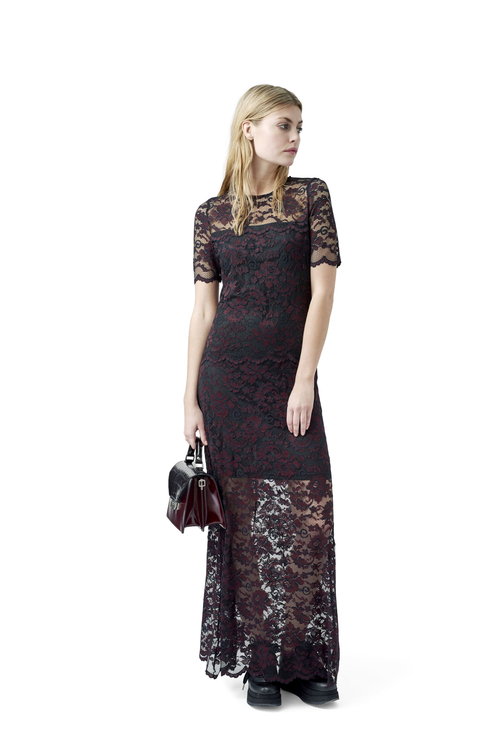 GANNI Flynn Lace Maxi Dress | endource