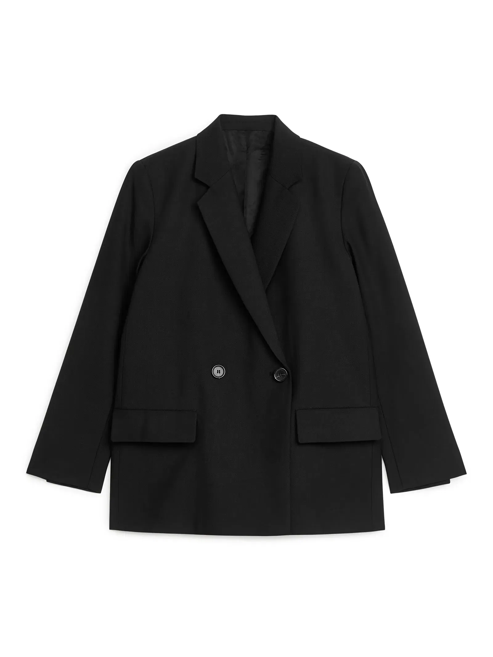 ARKET Double Breasted Hopsack Blazer | Endource